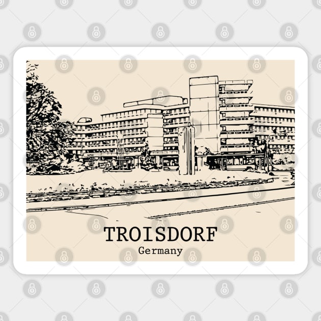 Troisdorf - Germany Magnet by Lakeric